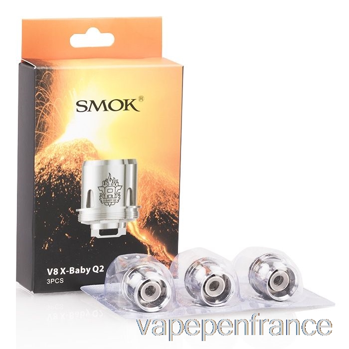 Smok Tfv8 X-baby Bobines De Remplacement 0.4ohm V8 X-baby Q2 Core Stylo Vape